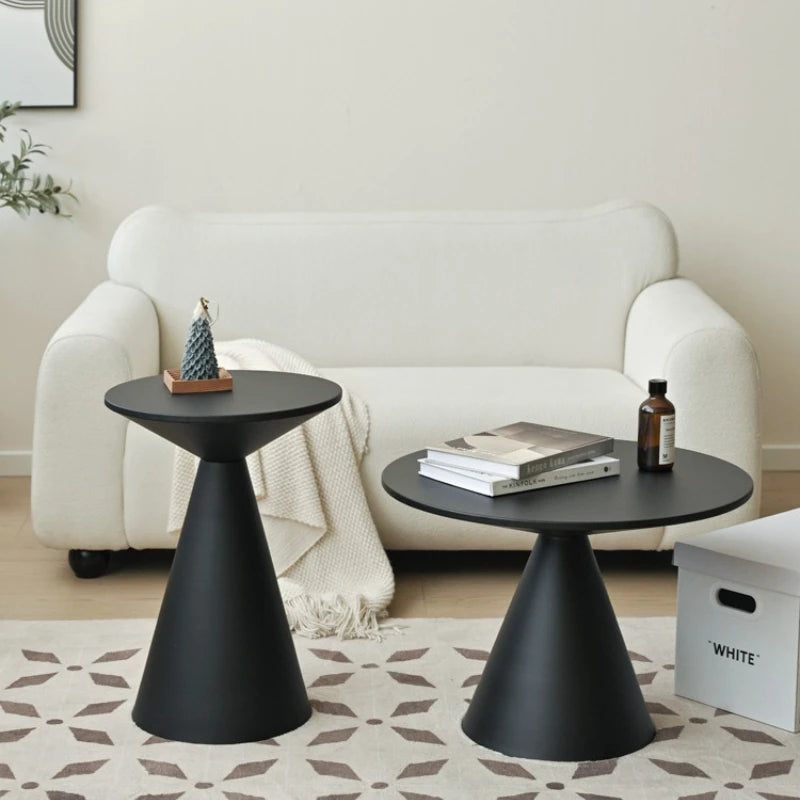 Round Metal Coffee Table - Modern Minimalist Design – view 1, modern home furniture